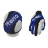 Pack gants & Genouillères Reno Tex bleu & noir & blanc