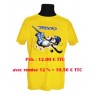 Tee shirt Reno jaune 