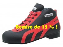 Chaussures Reno modèle "Amateur" noir & rouge