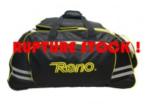 Sac Reno gardien souple &agrave; roulettes noir et jaune