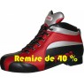 Chaussures Reno "FALCON" - coloris : rouge & noir & argent - T 46