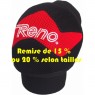 Genouillères Reno Tex noir & rouge