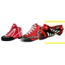 Patins complets "Initiation" rouge & blanc & platines ALU R1 + roues BOXER