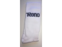 Chaussettes Reno blanches & logo noir