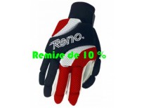 Gants Reno Tex - coloris : rouge & noir & blanc