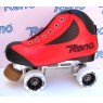 Patins complets "ODDITY" - coloris rouge & noir - platines MISTRAL