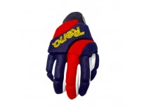 Gants Reno "Tex" marine & rouge & jaune